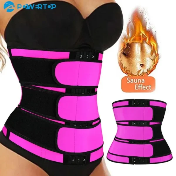 Body Shaper Slimming Abdomen Sauna Waist Cincher Corset Trainer Tummy Gym Belt Waist Trainer Thermo Sweat Belt Bodysuits Corset