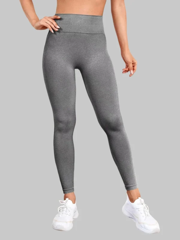 Knit Seamless Women's Leggings High Waist Elastic Tights Gym Trainning Running Sports Pants Fitness Hip Lift Yoga Pants - Image 5