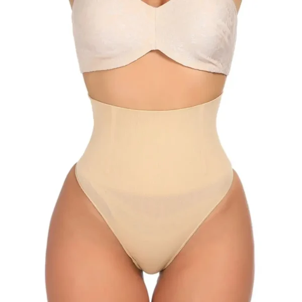 Women Seamless 4 Steel Bones Shapewear Thong Natural Shaping Bodysuit Tummy Control Slimming Sexy Panty Shorts Body Shaper