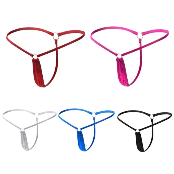 3pcs Women Thin Belt T-back Panties Low Rise G-string Briefs Underwear Female Briefs Micro Thong String Underpants Knickers