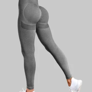 Knit Seamless Women’s Leggings High Waist Elastic Tights Gym Trainning Running Sports Pants Fitness Hip Lift Yoga Pants