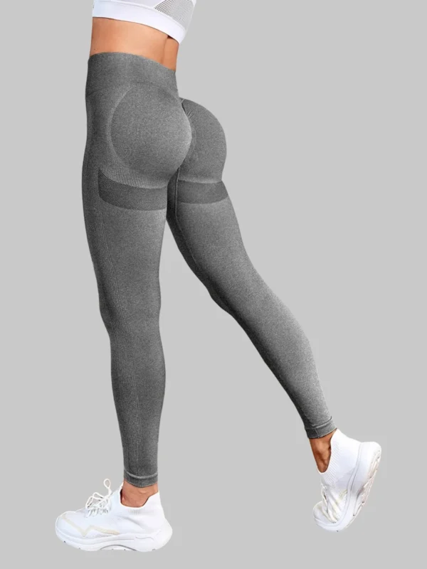 Knit Seamless Women's Leggings High Waist Elastic Tights Gym Trainning Running Sports Pants Fitness Hip Lift Yoga Pants