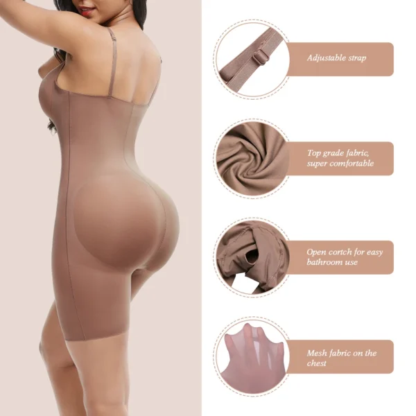 Colombianas Reductoras Seamless Body Shaper Sculpting Bodysuit Women Waist Trainer Slimming Shapewear Push Up Butt Lifter - Image 4