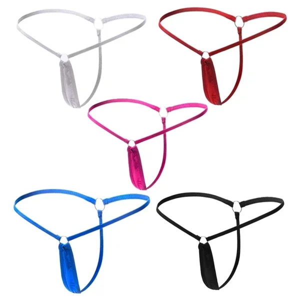 3pcs Women Thin Belt T-back Panties Low Rise G-string Briefs Underwear Female Briefs Micro Thong String Underpants Knickers - Image 2