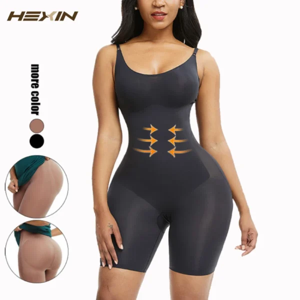 Colombianas Reductoras Seamless Body Shaper Sculpting Bodysuit Women Waist Trainer Slimming Shapewear Push Up Butt Lifter