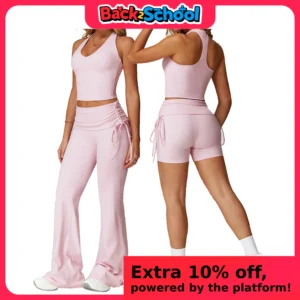 Yoga Set 2 Pieces Workout Outfits Fitness Sportswear Gym Yoga Set 2 Pieces Workout Outfits Fitness Sportswear Gym